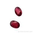 Venda por atacado 3mm redondo forma natural gemstone india rubi